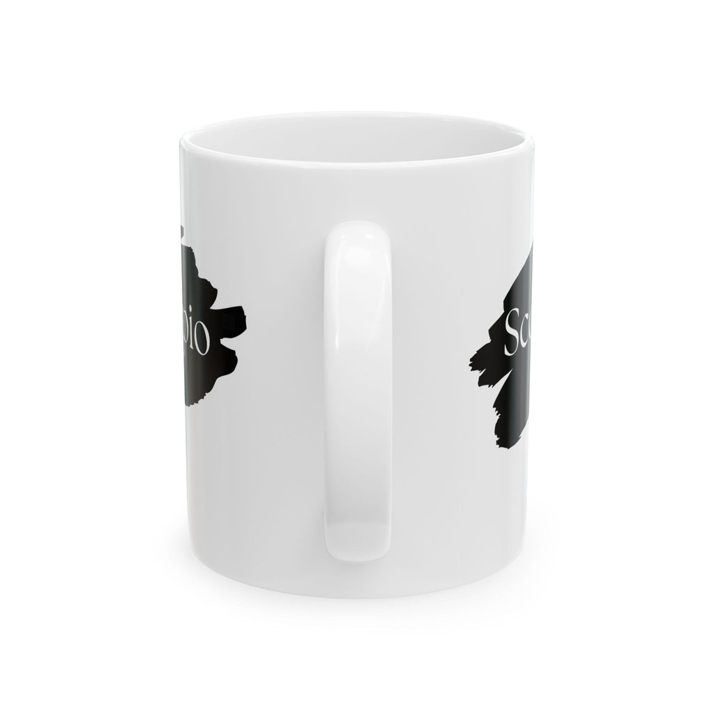 Zodiac Mug - Scorpio 'The Powerhouse' White Ceramic Cup - Passionate Astrology Gift by Relatable Designs by Relatable Designs