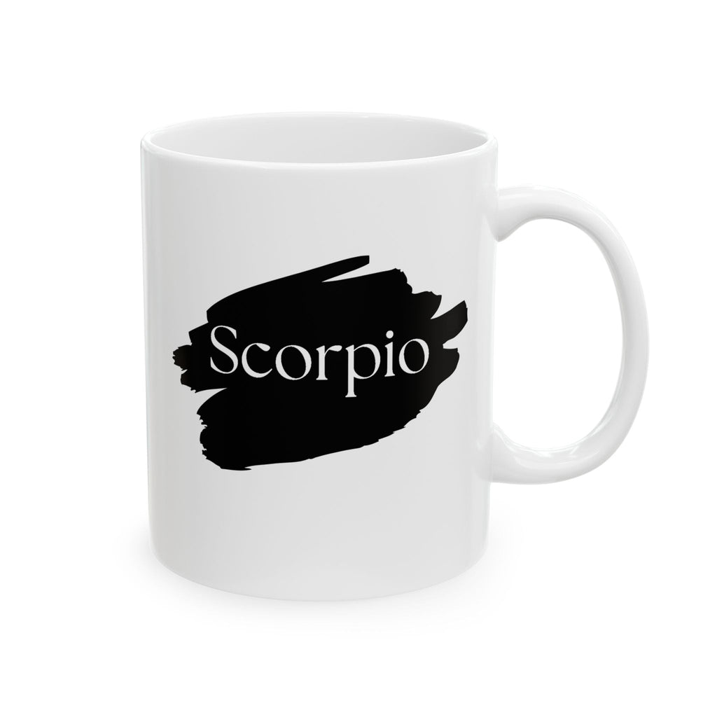 Zodiac Mug - Scorpio 'The Powerhouse' White Ceramic Cup - Passionate Astrology Gift by Relatable Designs by Relatable Designs