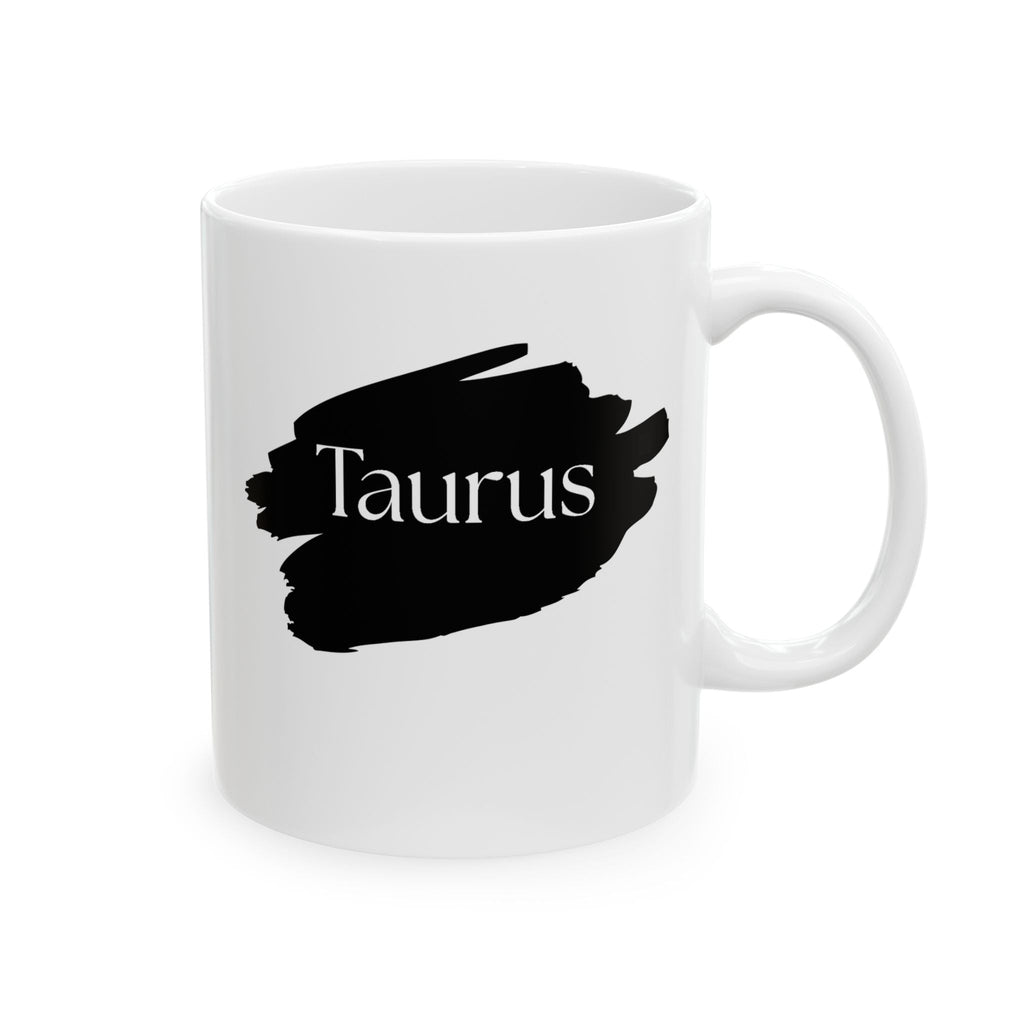 Zodiac Mug - Taurus 'The Grounded One' White Ceramic Cup - Calm Astrology Gift by Relatable Designs by Relatable Designs