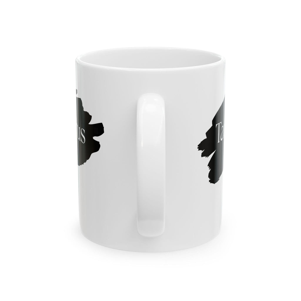 Zodiac Mug - Taurus 'The Grounded One' White Ceramic Cup - Calm Astrology Gift by Relatable Designs by Relatable Designs